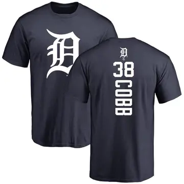 Men's Alex Cobb Detroit Tigers Backer T-Shirt - Navy