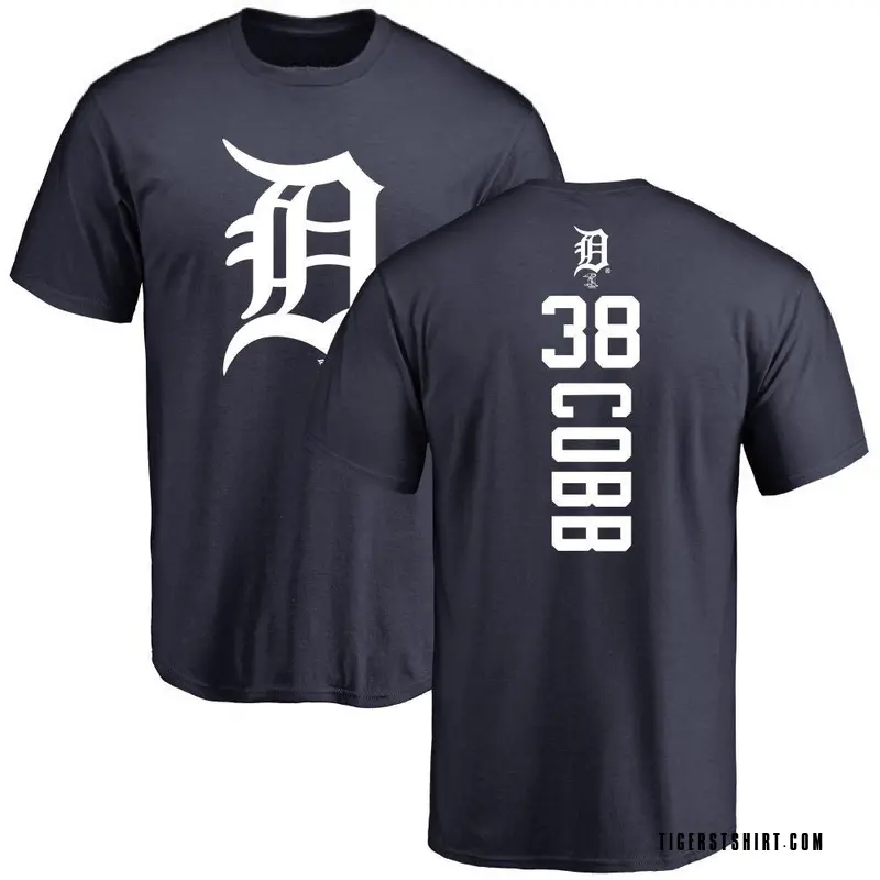 Men's Alex Cobb Detroit Tigers Backer T-Shirt - Navy