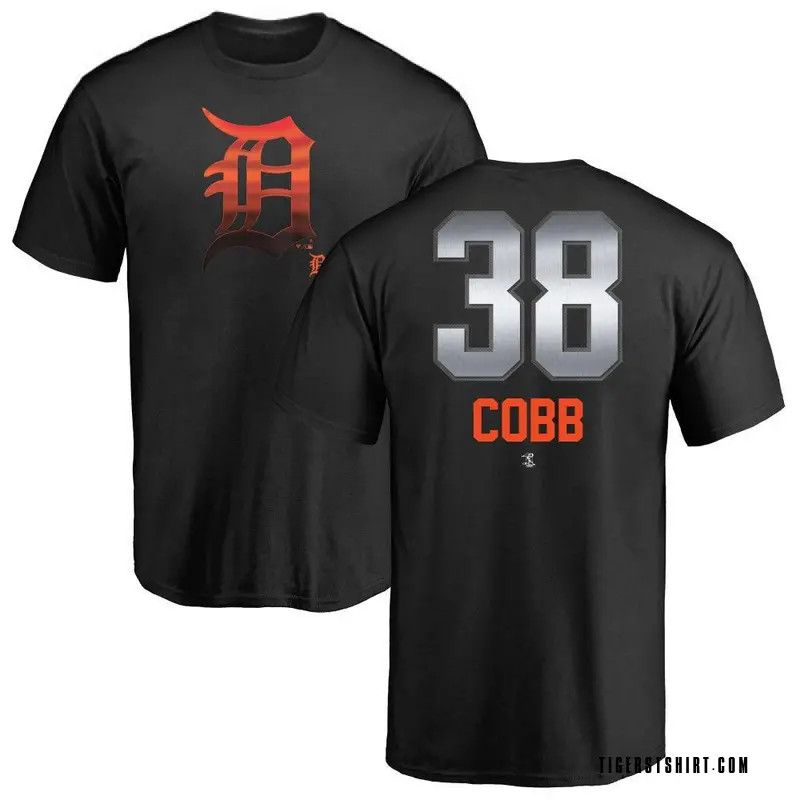 Men's Alex Cobb Detroit Tigers Midnight Mascot T-Shirt - Black