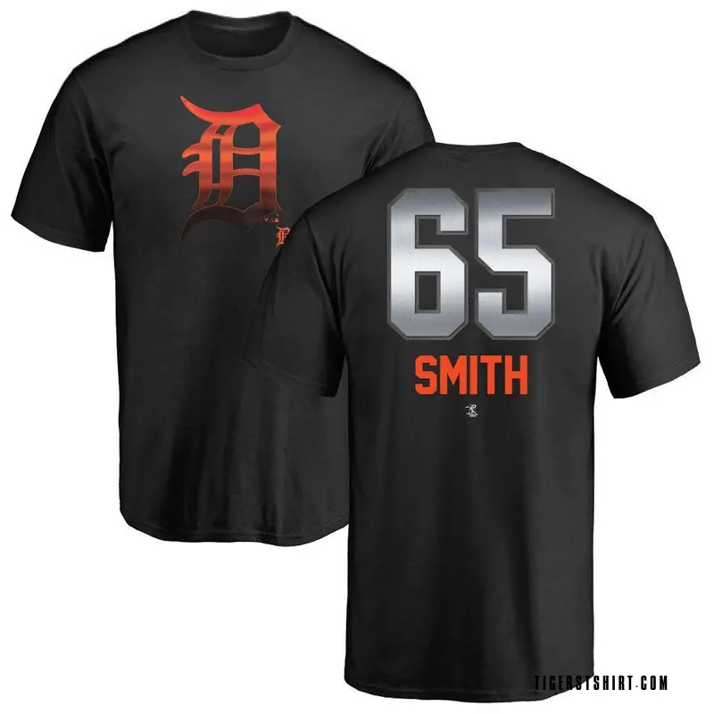 Men's Burch Smith Detroit Tigers Midnight Mascot T-Shirt - Black
