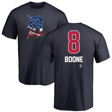 Men's Ray Boone Detroit Tigers Name and Number Banner Wave T-Shirt - Navy