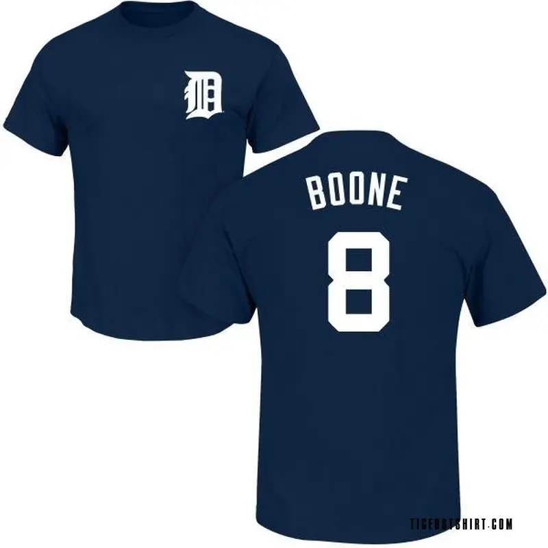 Men's Ray Boone Detroit Tigers Roster Name & Number T-Shirt - Navy