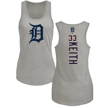 Women's Colt Keith Detroit Tigers Backer Tri-Blend Tank Top - Ash