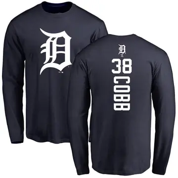 Youth Alex Cobb Detroit Tigers Backer Long Sleeve T-Shirt - Navy