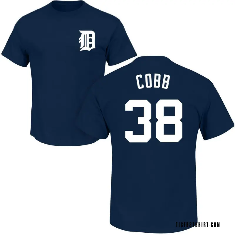 Youth Alex Cobb Detroit Tigers Roster Name & Number T-Shirt - Navy