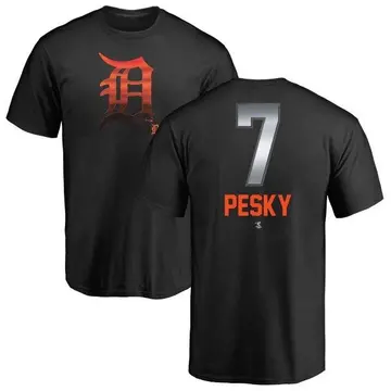 Youth Johnny Pesky Detroit Tigers Midnight Mascot T-Shirt - Black