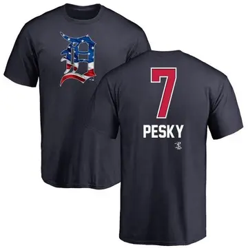 Youth Johnny Pesky Detroit Tigers Name and Number Banner Wave T-Shirt - Navy