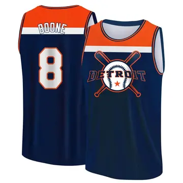 Youth Ray Boone Detroit Tigers Navy/Orange Baseball Legend Tank Top